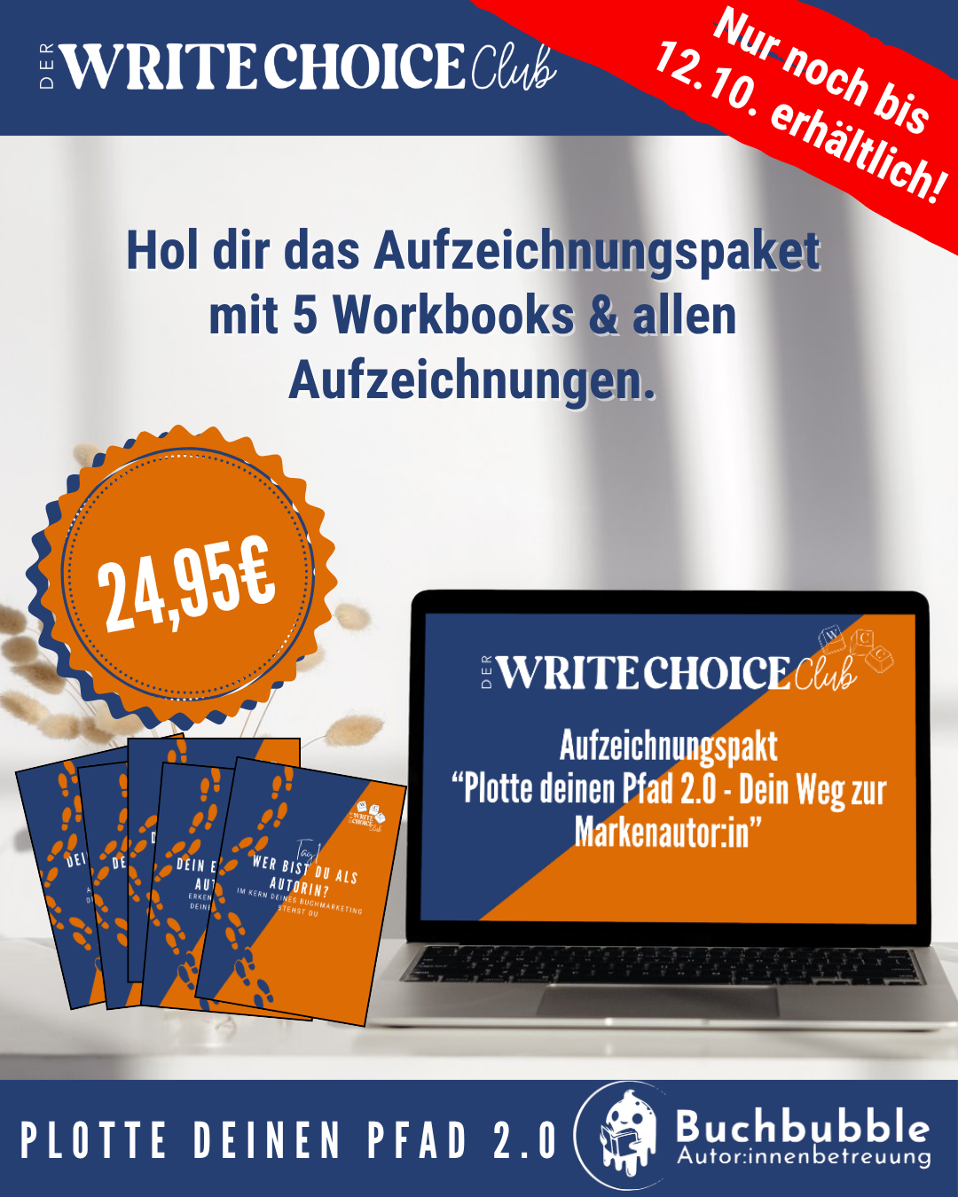 Aufzeichnungspaket inklusive Workbooks für Plotte deinen Pfad