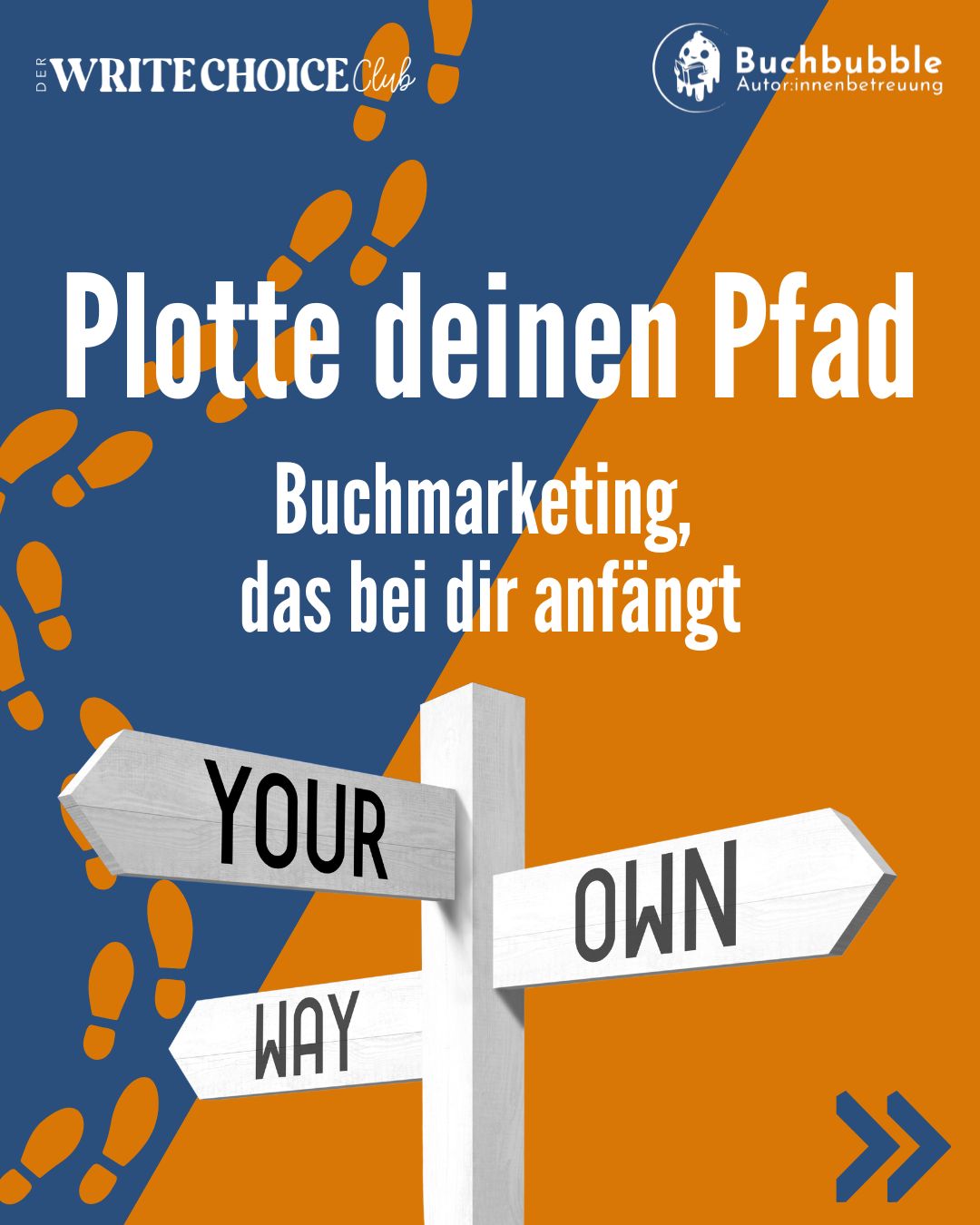 Plotte deinen Pfad: 6 Fragen vor dem ersten Post Plotte deinen Pfad: Buchmarketing, das bei dir anfängt. In diesem Basiskurs für Autor:innen geht es um die 6 Fragen, die du dir vor dem ersten Post stellen solltest.