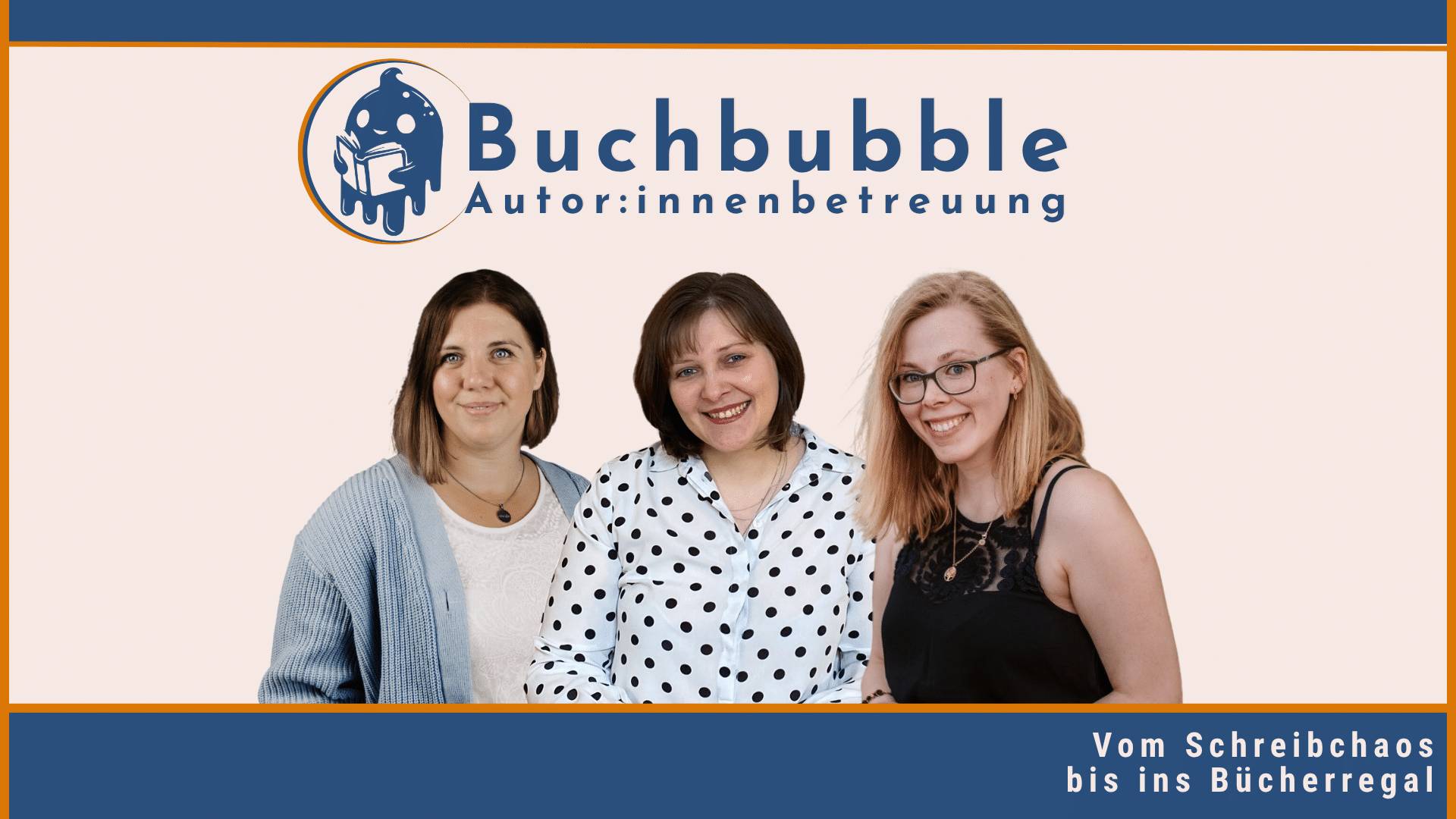 Das Buchbubble-Team, von links: Jessi Kaluza, Melissa David und Hanna Hegermann